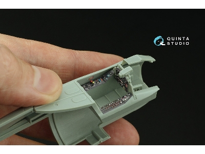 Focke Wulf Ta-183 - 3d-printed & Coloured Interior (For Academy Kits) - zdjęcie 8