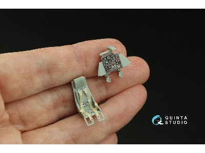 Focke Wulf Ta-183 - 3d-printed & Coloured Interior (For Academy Kits) - zdjęcie 9