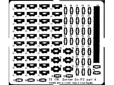  Do 17Z interior 1/72 - Revell - blaszki - zdjęcie 3