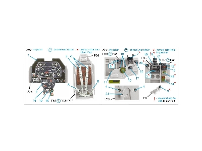 North American P-51 B/C Late - 3d-printed & Coloured Interior (For Eduard Kits) - zdjęcie 12