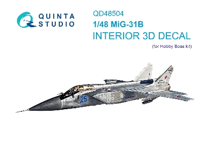 Mig-31 B - 3d-printed & Coloured Interior (For Hobby Boss Kits) - zdjęcie 2