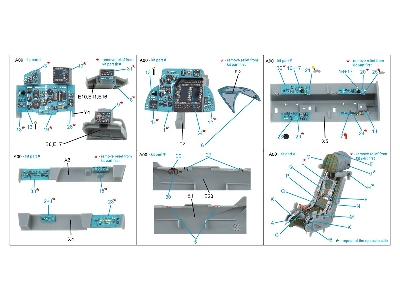 Mig-31 Bm - 3d-printed & Coloured Interior (For Hobby Boss Kits) - zdjęcie 13