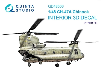 Boeing Ch-47 A - 3d-printed & Coloured Interior (For Italeri Kits) - zdjęcie 2
