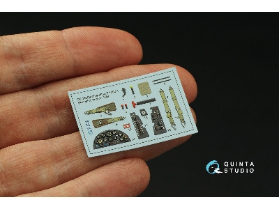 Weserflug P1003.1 - 3d-printed & Coloured Interior (For Amusing Hobby Kits) - zdjęcie 2
