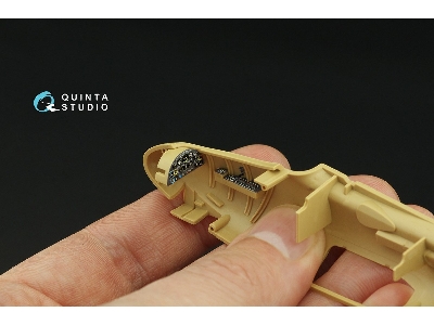 Weserflug P1003.1 - 3d-printed & Coloured Interior (For Amusing Hobby Kits) - zdjęcie 7