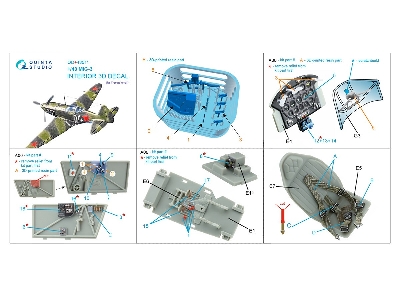Mig-3 Interior - Interior 3d Decal With 3d-printed Resin Parts (For Trumepter Kits) - zdjęcie 13