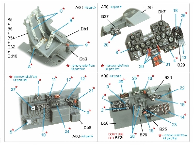 Republic P-47 D-30 - 3d-printed & Coloured Interior (For Miniart Kits) - zdjęcie 10