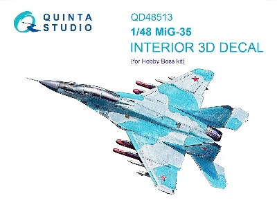 Mig-35 - 3d-printed & Coloured Interior (For Hobby Boss Kits) - zdjęcie 2