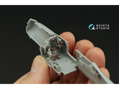Bell P-39 Q/N Airacobra - 3d-printed & Coloured Interior (For Arma Hobby Kits) - zdjęcie 8