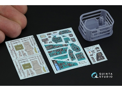 Mil Mi-24 P Hind-f - Interior 3d Decal With 3d-printed Resin Parts (For Trumepter Kits) - zdjęcie 3