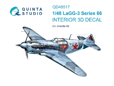 Lagg-3 Series 66 - 3d-printed & Coloured Interior (For Zvezda Kits) - zdjęcie 2