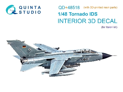Panavia Tornado Ids - Interior 3d Decal With 3d-printed Resin Parts (For Italeri Kits) - zdjęcie 2