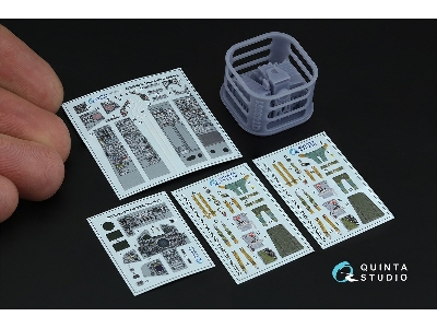 Panavia Tornado Ids - Interior 3d Decal With 3d-printed Resin Parts (For Italeri Kits) - zdjęcie 3