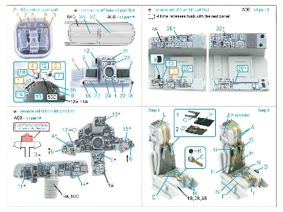 Panavia Tornado Ids - Interior 3d Decal With 3d-printed Resin Parts (For Italeri Kits) - zdjęcie 12