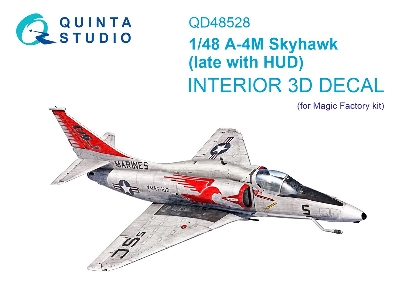 Douglas A-4 M Skyhawk Late - 3d-printed & Coloured Interior (For Magic Factory Kits) - zdjęcie 2