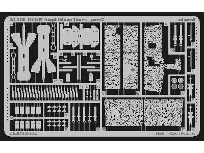  DUKW Amphibious Truck 1/35 - Italeri - blaszki - zdjęcie 3