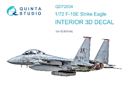 Mcdonnell Douglas F-15 E Strike Eagle - 3d-printed & Coloured Interior (For Gwh Kits) - zdjęcie 2