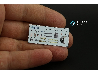 Messerschmitt Bf-109 G-6 - 3d-printed & Coloured Interior (For Tamiya Kits) - zdjęcie 3