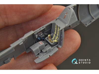 Messerschmitt Bf-109 G-6 - 3d-printed & Coloured Interior (For Tamiya Kits) - zdjęcie 6