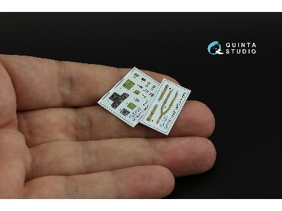 Curtiss H-75 M/N/O Hawk - 3d-printed & Coloured Interior (For Clear Prop Kits) - zdjęcie 3