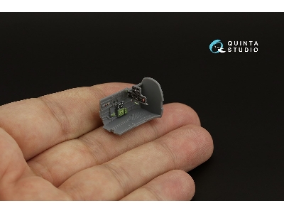 Curtiss H-75 M/N/O Hawk - 3d-printed & Coloured Interior (For Clear Prop Kits) - zdjęcie 7