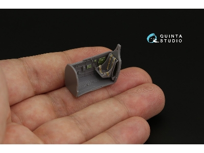Curtiss H-75 M/N/O Hawk - 3d-printed & Coloured Interior (For Clear Prop Kits) - zdjęcie 10
