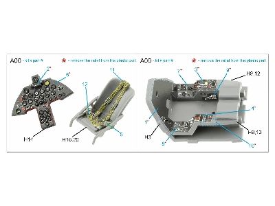 Douglas Xa2d-1 Skyshark - 3d-printed & Coloured Interior (For Clear Prop Kits) - zdjęcie 11