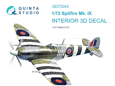 Supermarine Spitfire Mk.Ix - 3d-printed & Coloured Interior (For Eduard Kits) - zdjęcie 2