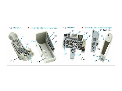 Mig-29 9-13 - 3d-printed & Coloured Interior (For Trumpeter Kits) - zdjęcie 10