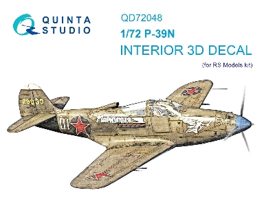 Bell P-39 N - 3d-printed & Coloured Interior (For Rs Models Kits) - zdjęcie 2