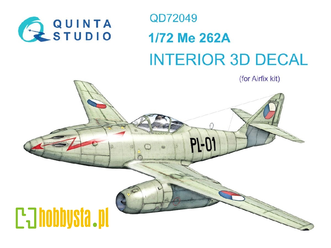 Messerschmitt Me-262 A - 3d-printed & Coloured Interior (For Aifix Kits) - zdjęcie 1