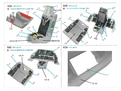 General Dynamics F-16 D - 3d-printed & Coloured Interior (For Revell Kits) - zdjęcie 11