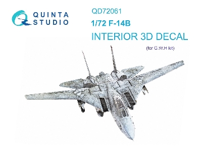 Grumman F-14 B Tomcat - 3d-printed & Coloured Interior (For Gwh Kits) - zdjęcie 2