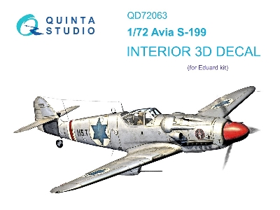 Avia S-199 - 3d-printed & Coloured Interior (For Eduard Kits) - zdjęcie 2