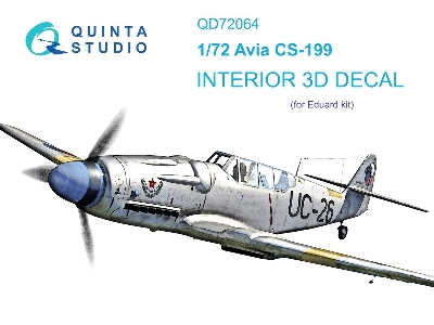 Avia Cs-199 - 3d-printed & Coloured Interior (For Eduard Kits) - zdjęcie 2