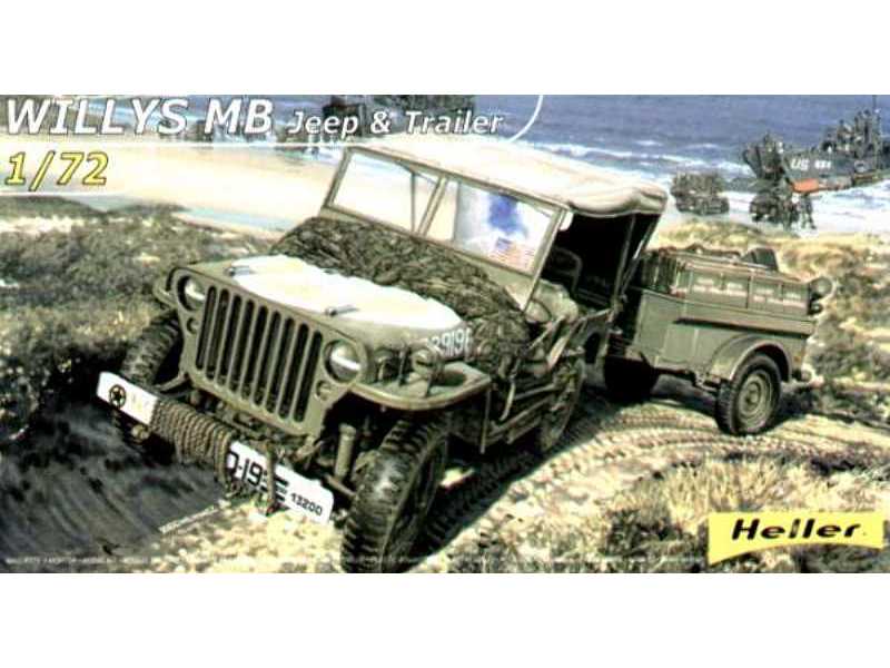 Willys MB Jeep & Supply Trailer - zdjęcie 1 Willys MB Jeep & Supply Trailer - zdjęcie 1