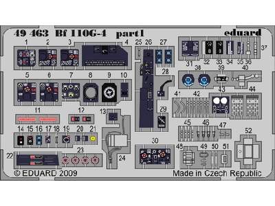  Bf 110G-4 1/48 - Eduard - blaszki - zdjęcie 1