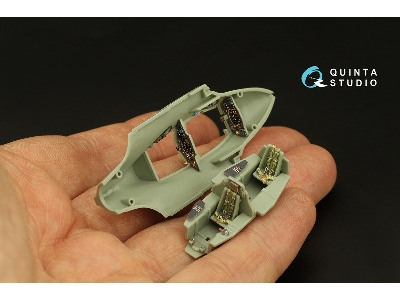 Messerschmitt Me-163 B/S Komet - 3d-printed & Coloured Interior (For Academy Kits) - zdjęcie 9