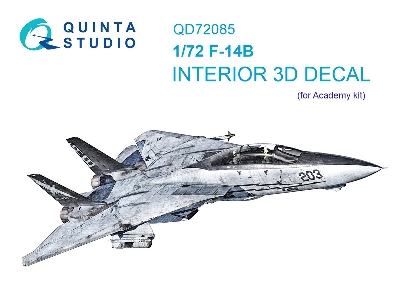 Grumman F-14 B Tomcat - 3d-printed & Coloured Interior (For Academy Kits) - zdjęcie 2