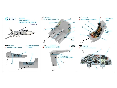 Sukhoi Su-24mr - 3d-printed & Coloured Interior (For Trumepter Kits) - zdjęcie 12