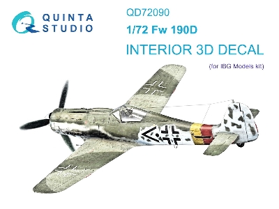 Focke-wulf Fw-190 D - 3d-printed & Coloured Interior (For Ibg Models Kits) - zdjęcie 2