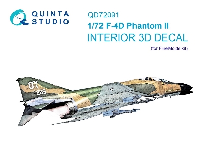 Mcdonnell Douglas F-4 D - 3d-printed & Coloured Interior (For Fine Molds Kits) - zdjęcie 2