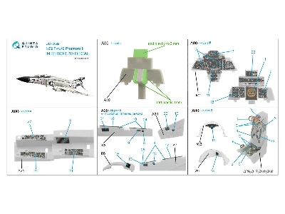 Mcdonnell Douglas F-4 J/S - 3d-printed & Coloured Interior (For Hasegawa Kits) - zdjęcie 12
