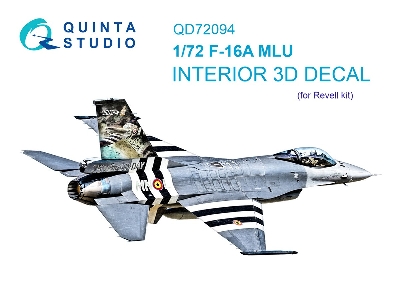 General Dynamics F-16 A Mlu - 3d-printed & Coloured Interior (For Revell Kits) - zdjęcie 2