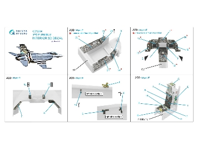 General Dynamics F-16 A Mlu - 3d-printed & Coloured Interior (For Revell Kits) - zdjęcie 12