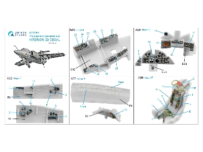 Blackburn Buccaneer S.2 C - 3d-printed & Coloured Interior (For Airfix Kits) - zdjęcie 12