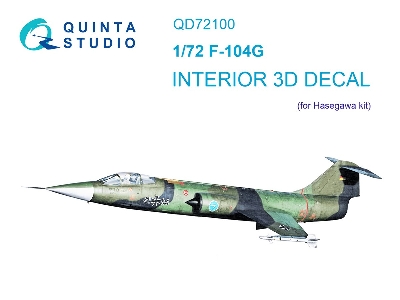 Lockheed F-104 G - 3d-printed & Coloured Interior (For Hasegawa Kits) - zdjęcie 2