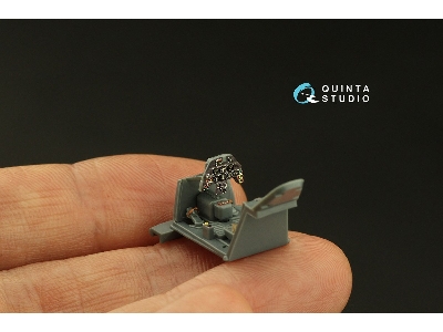 Messerschmitt Bf-109 F-2 / F-4 - 3d-printed & Coloured Interior (For Eduard Kits) - zdjęcie 7
