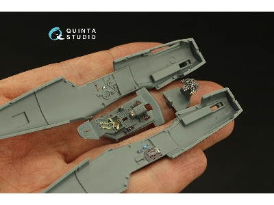 Messerschmitt Bf-109 F-2 / F-4 - 3d-printed & Coloured Interior (For Eduard Kits) - zdjęcie 9
