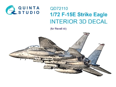 Mcdonnel Douglas F-15 E Strike Eagle - 3d-printed & Coloured Interior (For Revell Kits) - zdjęcie 2